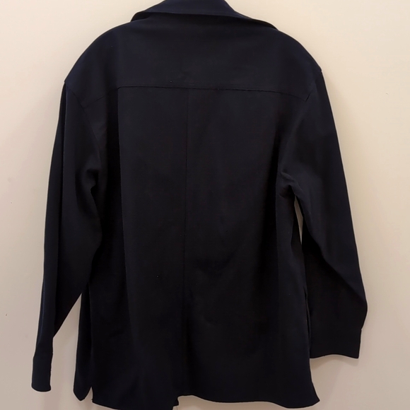 Levi Solid Blue Heavy Lined Jacket/Shirt For Men M - Picture 4 of 10